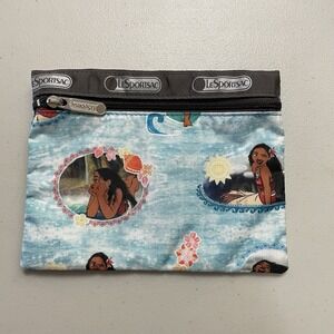 LeSportsac Disney Moana Waverider Mini Bag Makeup Cosmetic Pouch Bag B24